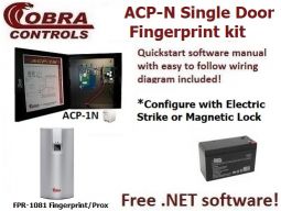 Computerized Fingerprint (1-door) Door Access Control Kit